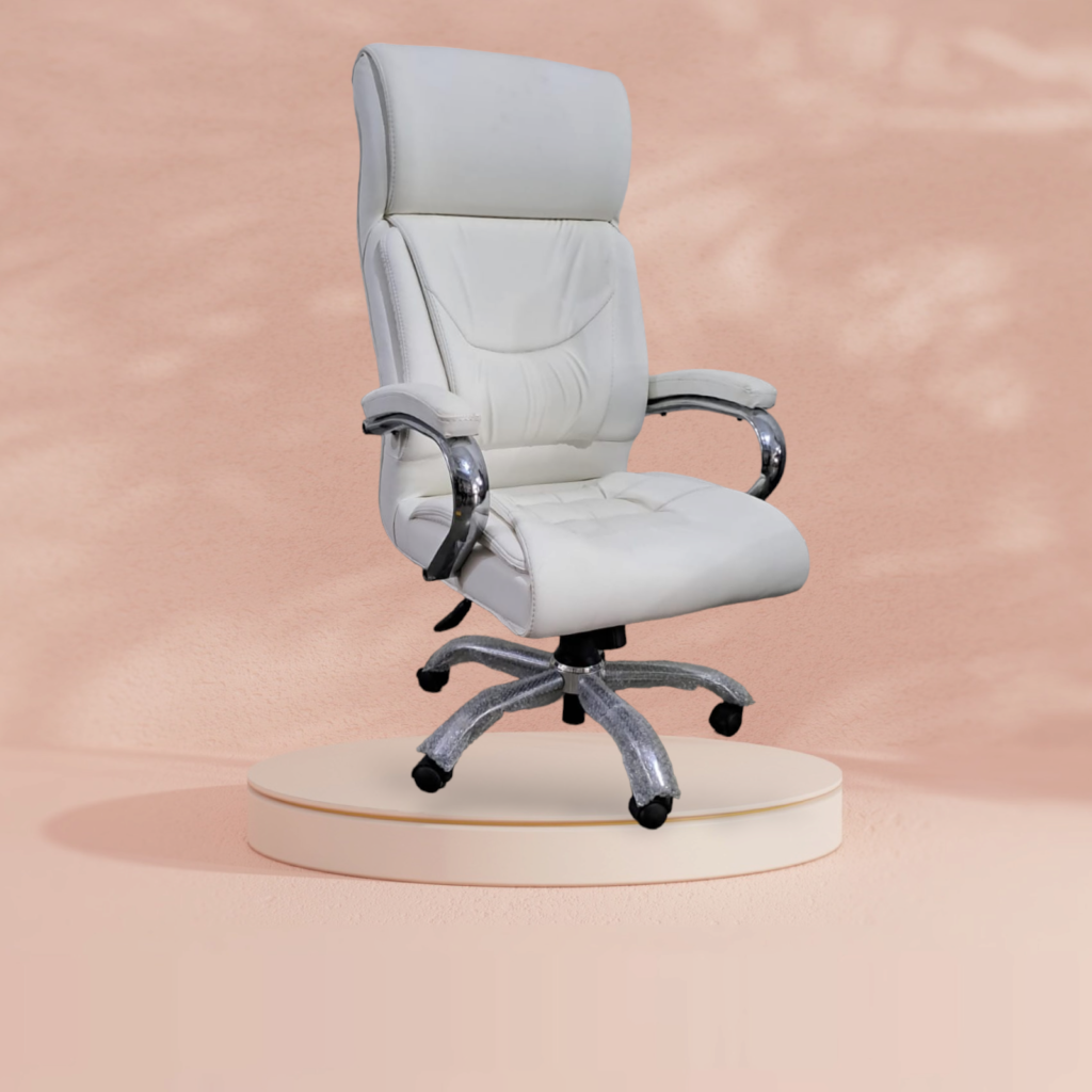 White feather High back boss chair